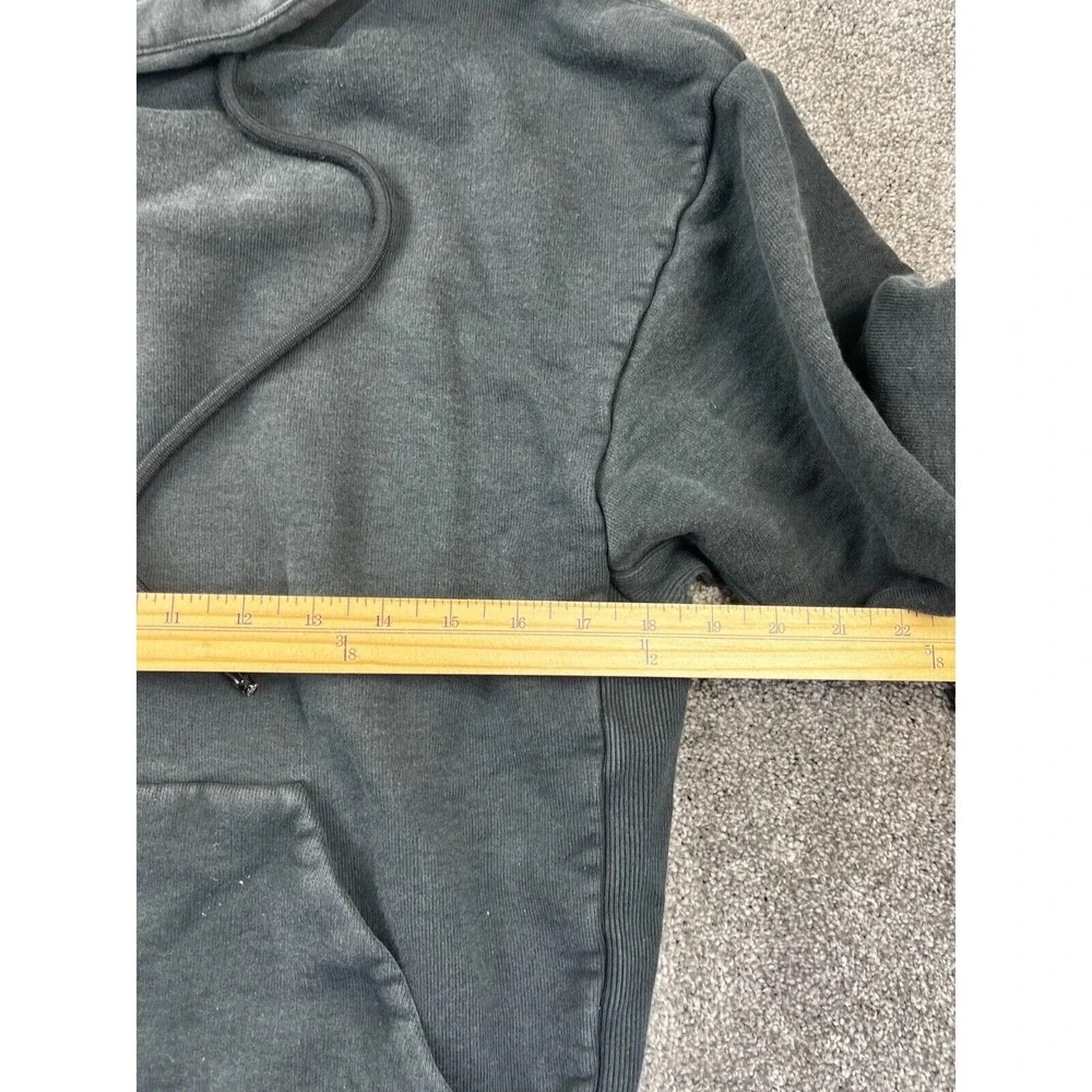 Jordan Hoodie Men Small Black Washed Terry Cotton Sweatshirt Casual Training Gym